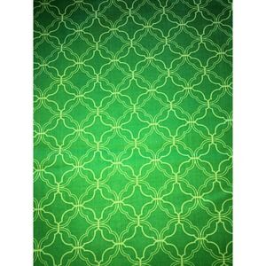 Waverly Inspirations Fabric 2 1/3 Yds x 45" W Bright Green Yellow Trellis Cotton